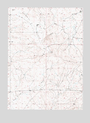 Sundquist Ranch, WY USGS Topographic Map