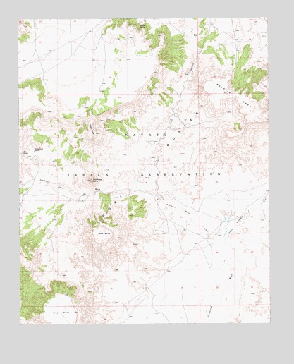 Sunflower Butte, AZ USGS Topographic Map
