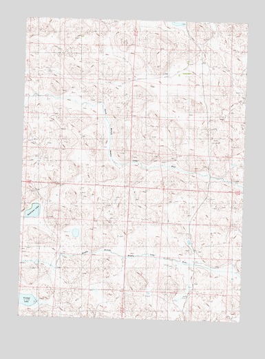 Sunflower Lake, NE USGS Topographic Map