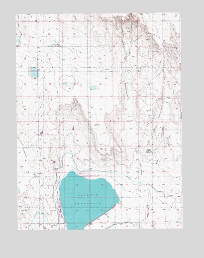Sunken Lake, CO USGS Topographic Map