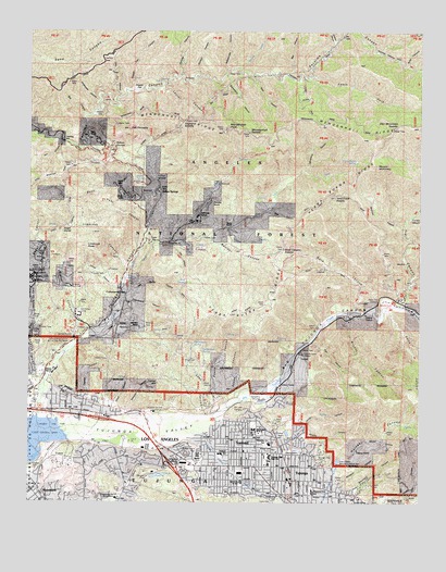 Sunland, CA USGS Topographic Map