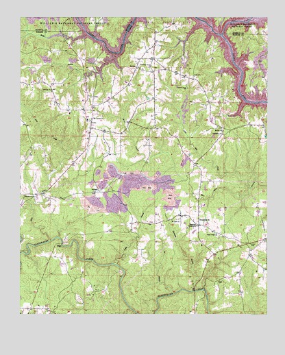 Sunlight, AL USGS Topographic Map