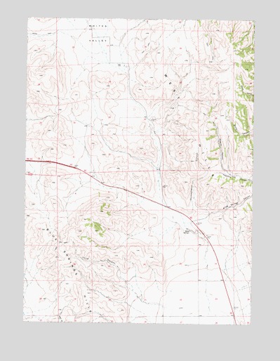 Blind Springs, UT USGS Topographic Map
