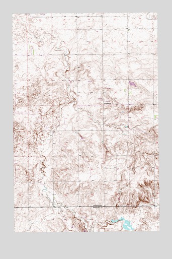 Sunnyhill School, MT USGS Topographic Map