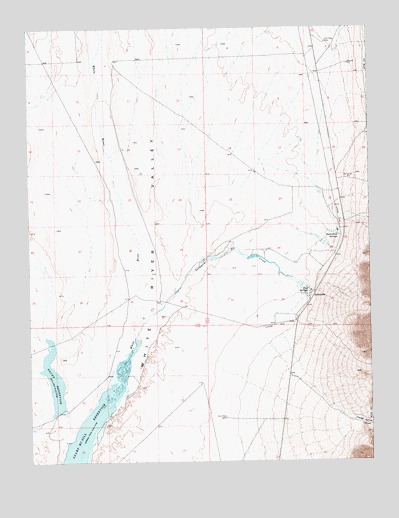 Sunnyside, NV USGS Topographic Map