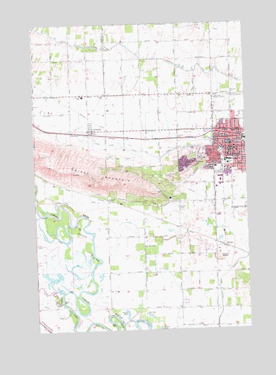 Sunnyside, WA USGS Topographic Map