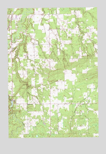 Sunnyside, WI USGS Topographic Map