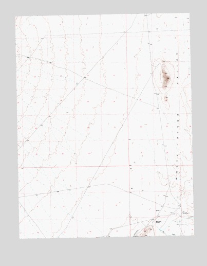 Sunnyside NW, NV USGS Topographic Map