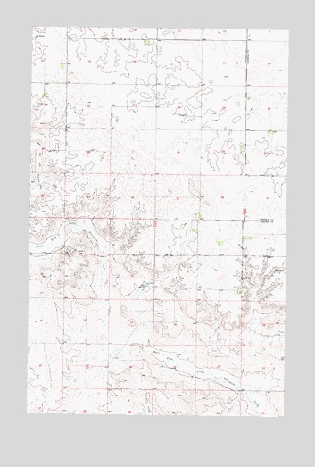 Blink Springs, MT USGS Topographic Map
