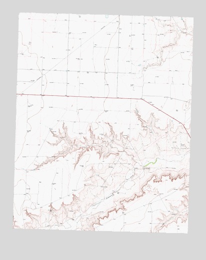 Coldwater Creek, TX USGS Topographic Map