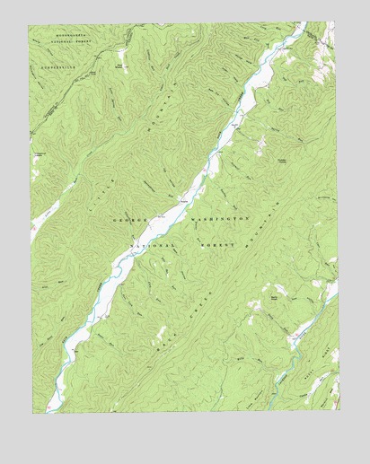 Sunrise, VA USGS Topographic Map