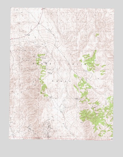 Sunrise Flat, NV USGS Topographic Map
