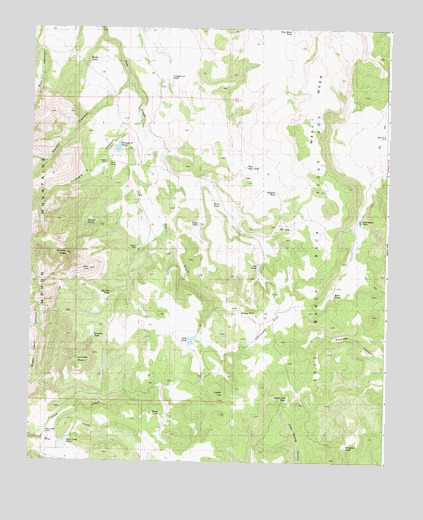 Sunrise Peak, AZ USGS Topographic Map