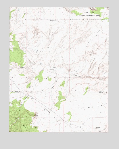 Sunset Flat, UT USGS Topographic Map
