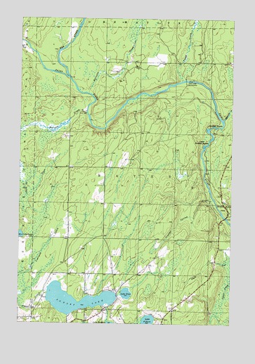 Sunset Lake, MI USGS Topographic Map