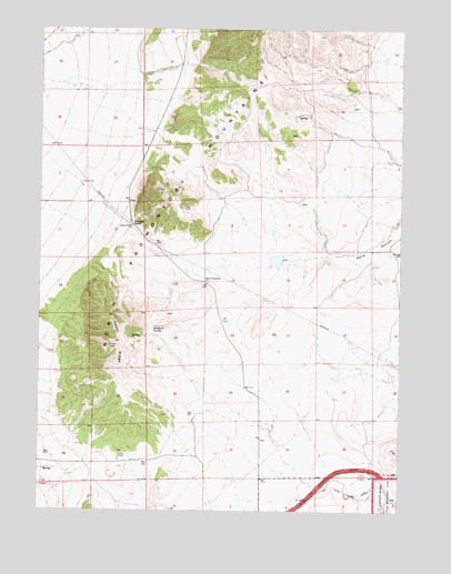 Sunset Pass, UT USGS Topographic Map