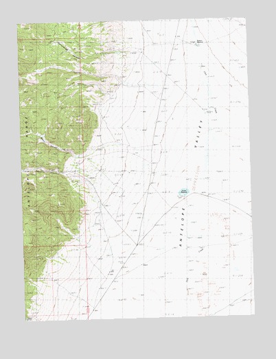Sunset Reservoir, NV USGS Topographic Map