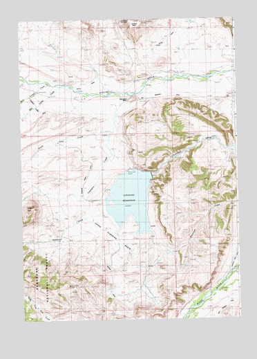 Sunshine Reservoir, WY USGS Topographic Map