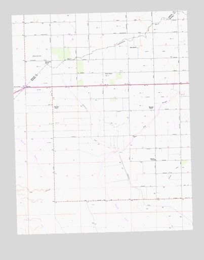 Bliss Ranch, CA USGS Topographic Map