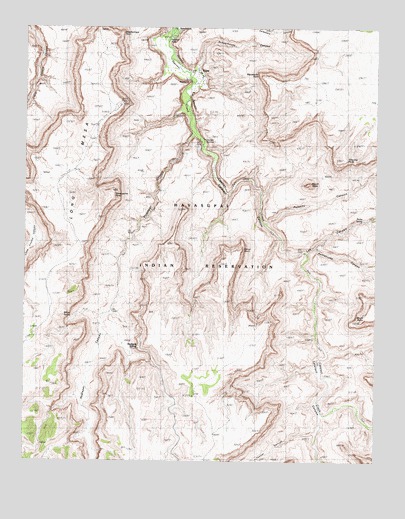 Supai, AZ USGS Topographic Map