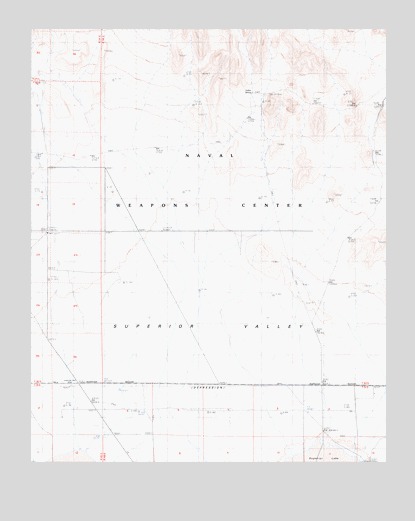 Superior Valley, CA USGS Topographic Map
