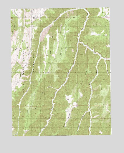 Supply Canyon, UT USGS Topographic Map