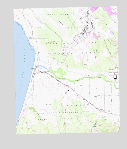 Surf, CA USGS Topographic Map
