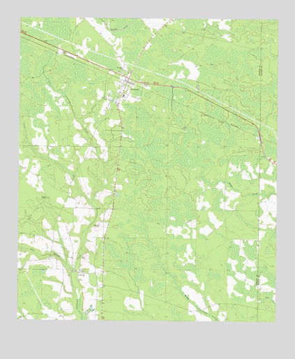 Surrency, GA USGS Topographic Map