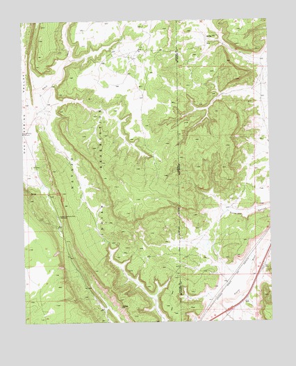 Surrender Canyon, NM USGS Topographic Map