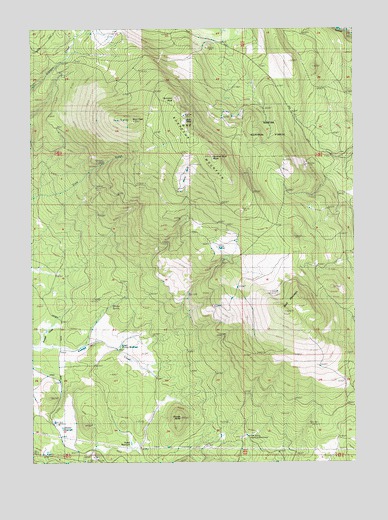 Surveyor Mountain, OR USGS Topographic Map
