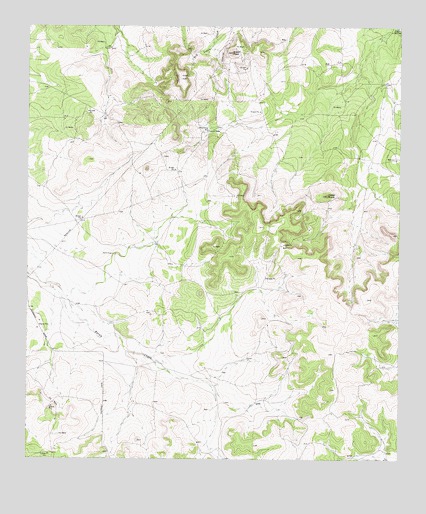 Susan Peak, TX USGS Topographic Map