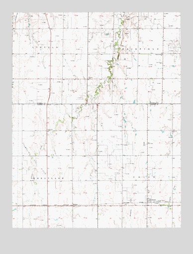 Susank, KS USGS Topographic Map