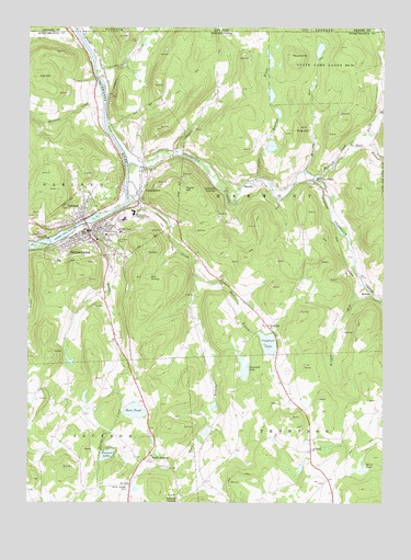 Susquehanna, PA USGS Topographic Map