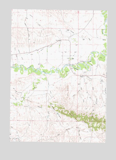 Sussex, WY USGS Topographic Map