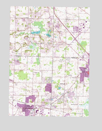 Sussex, WI USGS Topographic Map