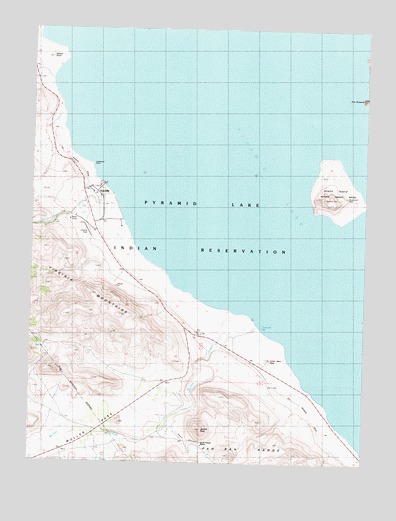 Sutcliffe, NV USGS Topographic Map