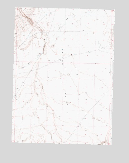 Blitzen SW, OR USGS Topographic Map