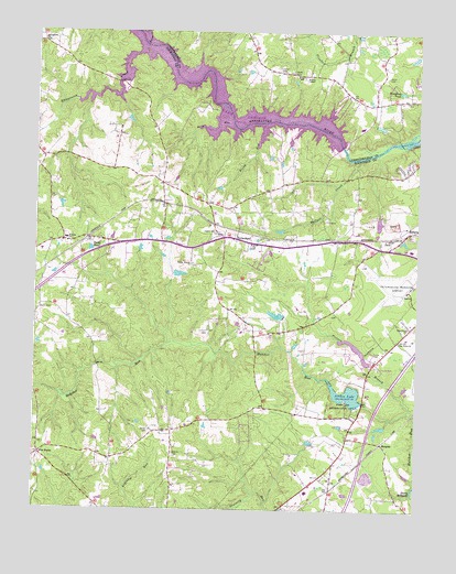 Sutherland, VA USGS Topographic Map