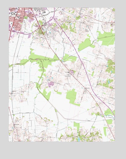 Sutherland, KY USGS Topographic Map