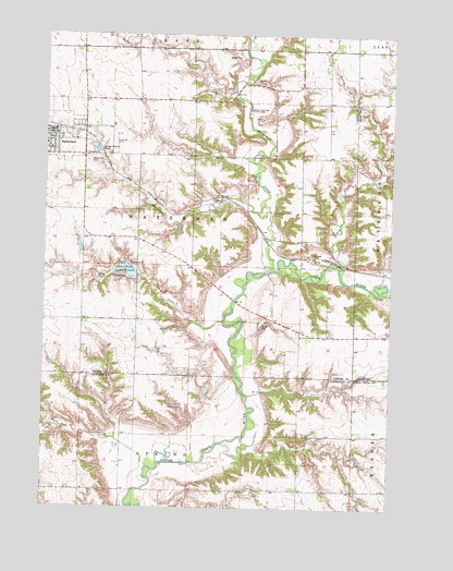 Sutherland East, IA USGS Topographic Map