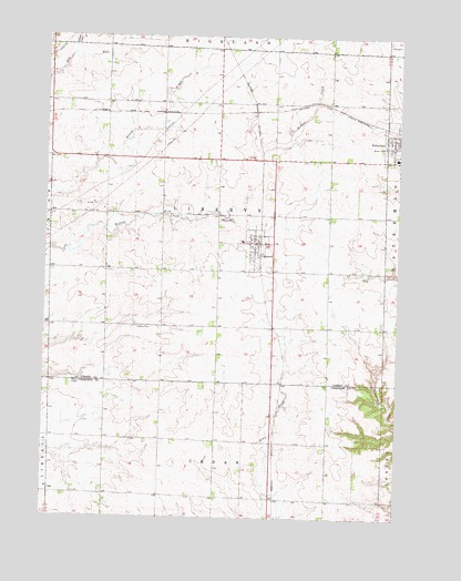 Sutherland West, IA USGS Topographic Map