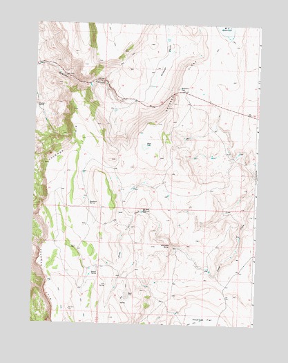 Blizzard Gap, OR USGS Topographic Map