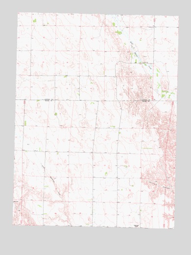 Suttlers Canyon West, NE USGS Topographic Map