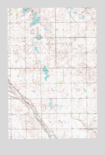 Sutton NE, ND USGS Topographic Map