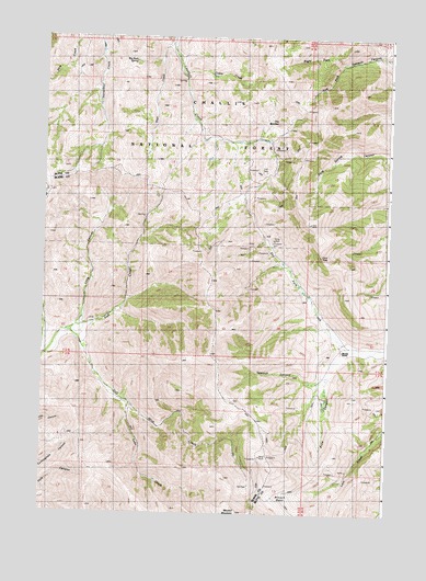 Blizzard Mountain North, ID USGS Topographic Map