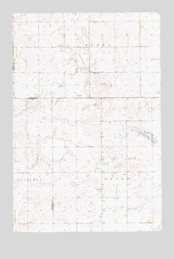 Sutton SW, ND USGS Topographic Map