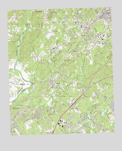 Suwanee, GA USGS Topographic Map