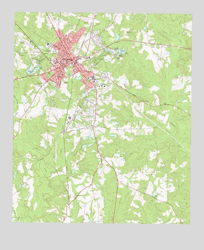 Swainsboro, GA USGS Topographic Map