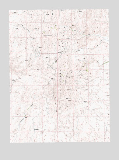 Swales Mountain, NV USGS Topographic Map