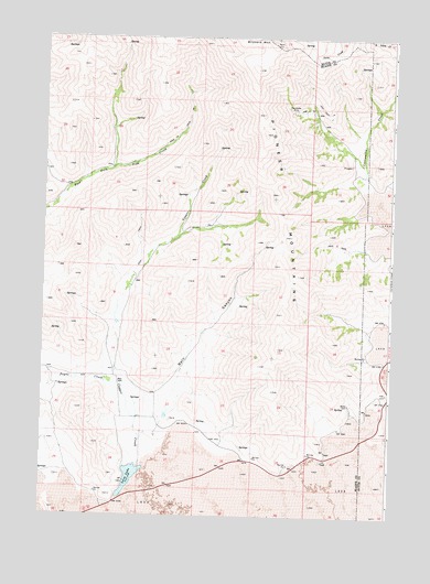 Blizzard Mountain South, ID USGS Topographic Map